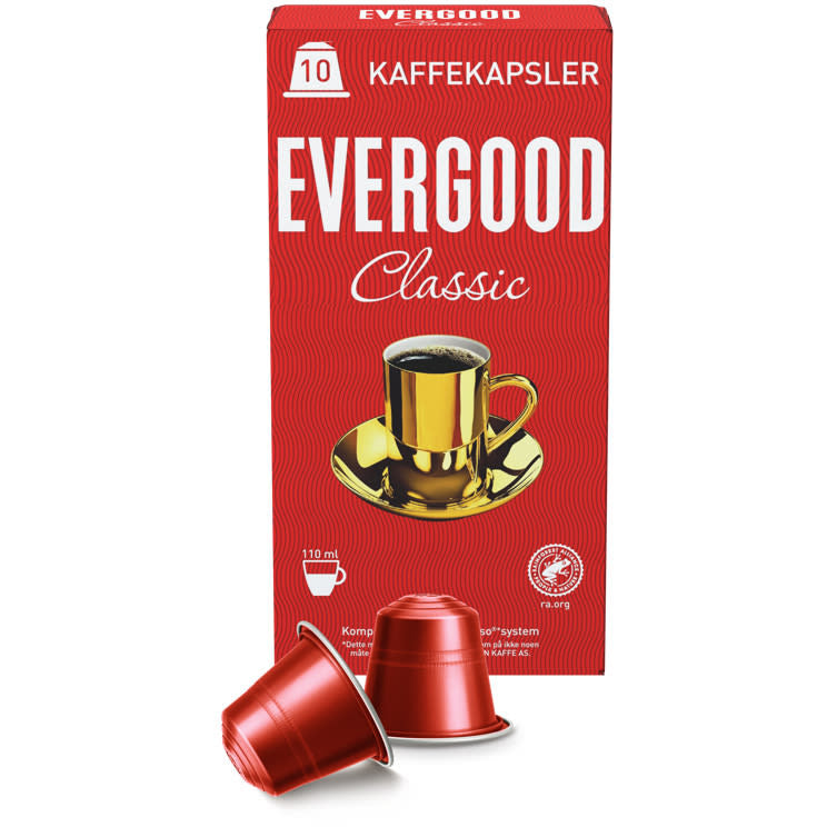 EVERGOOD Classic Coffee Nespresso Capsules